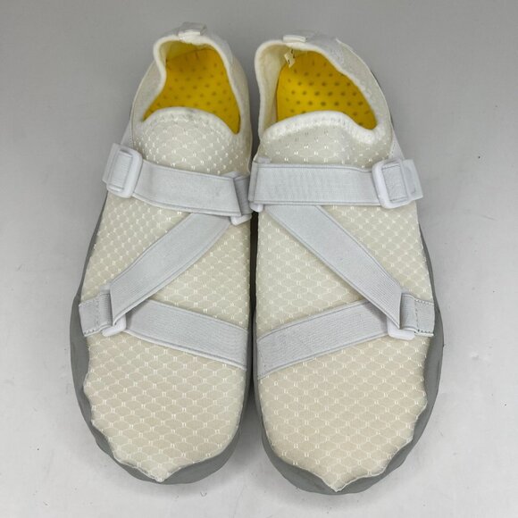 Womens Beige Quick-Dry Aqua Socks Rubber Barefoot Slip On Size 9.5 Water Shoes - Picture 4 of 9